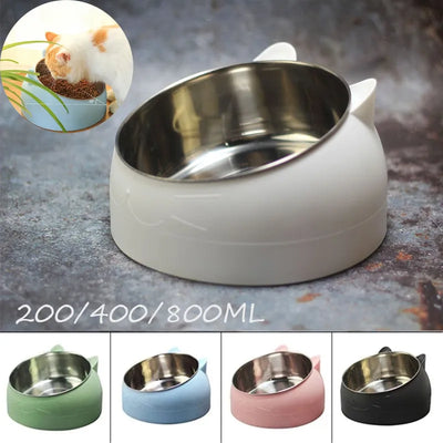 Stainless Steel Non-slip Cat Dog Bowl