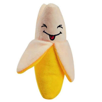 Creative Cartoon Plush Banana Shape Dog Toys