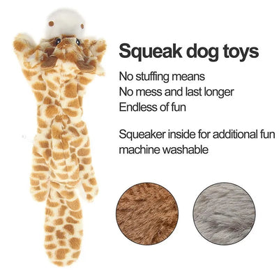 Durable Interactive Padded Squeaky Toy