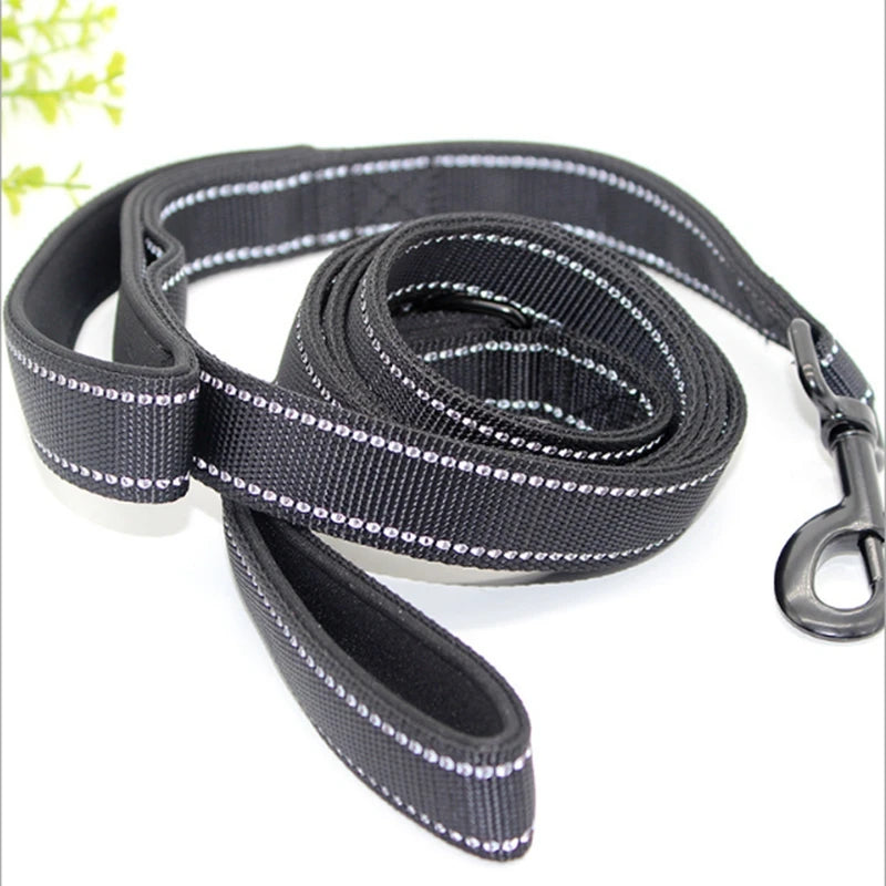 Reflective Nylon Dog Collar and Leash