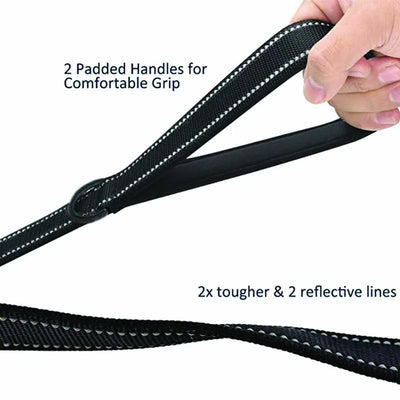 Reflective Nylon Dog Collar and Leash