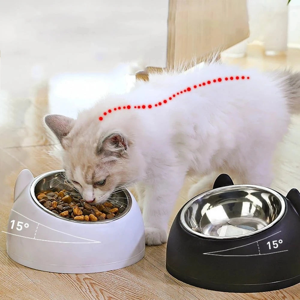 Stainless Steel Non-slip Cat Dog Bowl