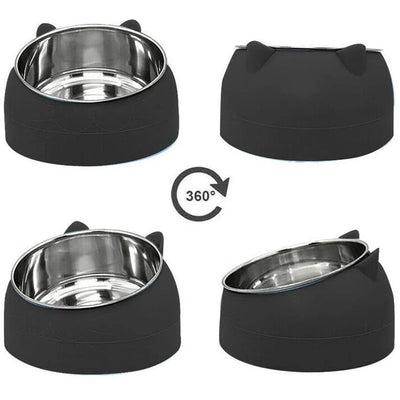 Stainless Steel Non-slip Cat Dog Bowl