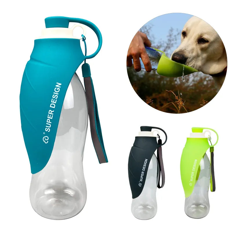 580ml Portable Pet Dog Water Bottle