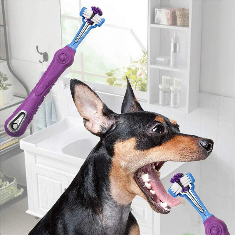 Three Sided Pet Toothbrush