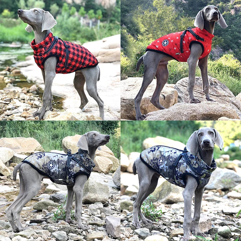 Winter Warm Large Pet Dog Jacket