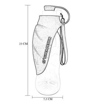 580ml Portable Pet Dog Water Bottle