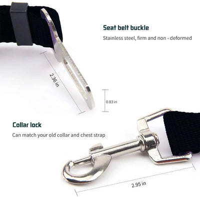 Adjustable Dog Vehicle Safety Belt