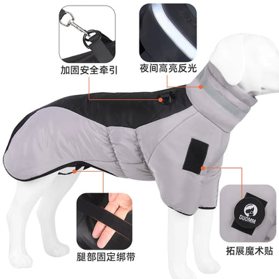 Waterproof Large Dog Winter Jacket