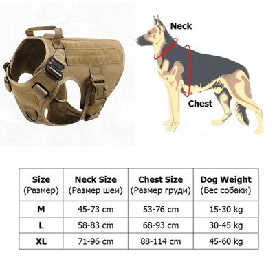 High-Quality Tactical Dog Harness Leash