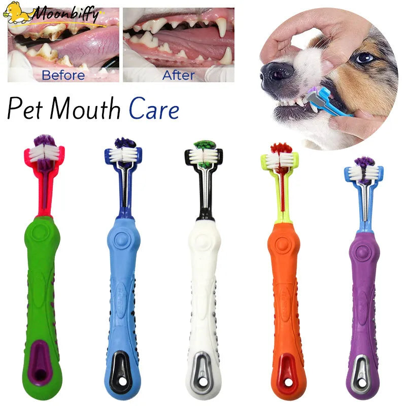 Three Sided Pet Toothbrush