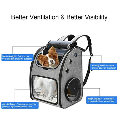 Portable Expandable Breathable Pet Bag