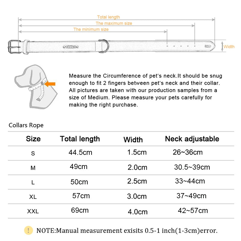 Nylon Dog Collar For Small Medium Large Dogs