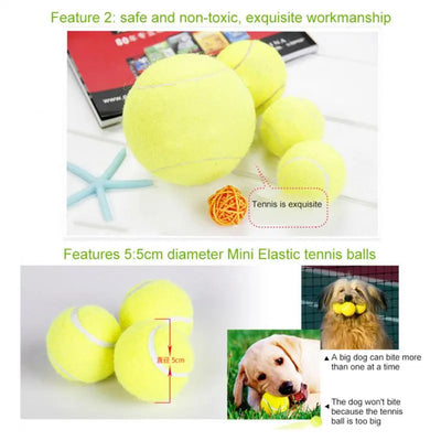 Dog Bite Tennis Launcher Ball