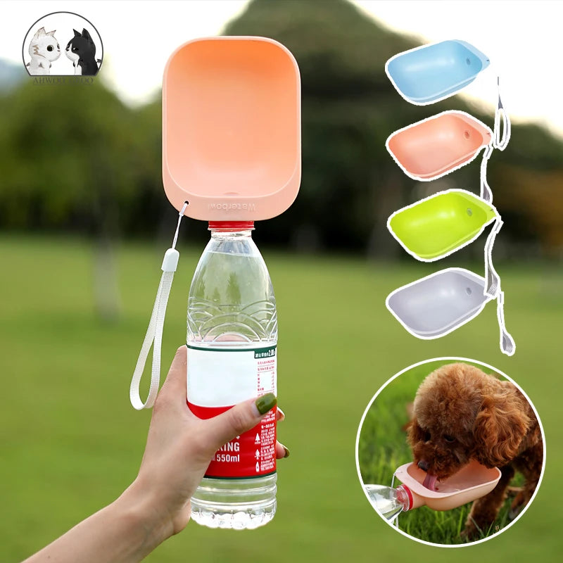 Portable Pet Dog Water Bottle Feeder