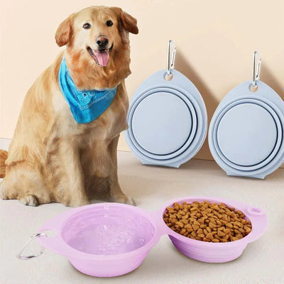 350ml Portable Folding Dog Water Bowl