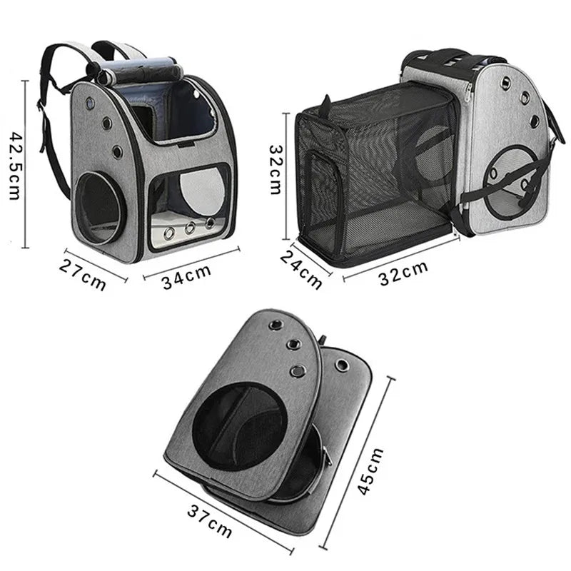 Portable Expandable Breathable Pet Bag