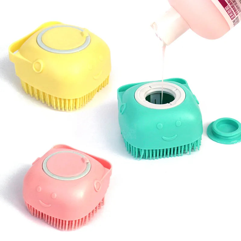 Pet Hair Remover Silicone Bath Brush