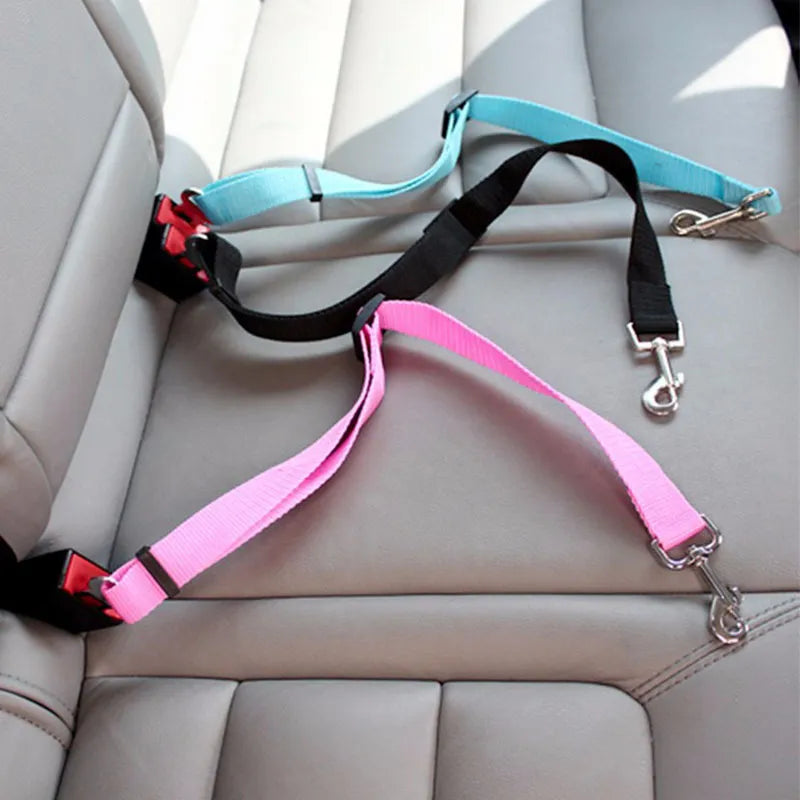 Adjustable Dog Vehicle Safety Belt